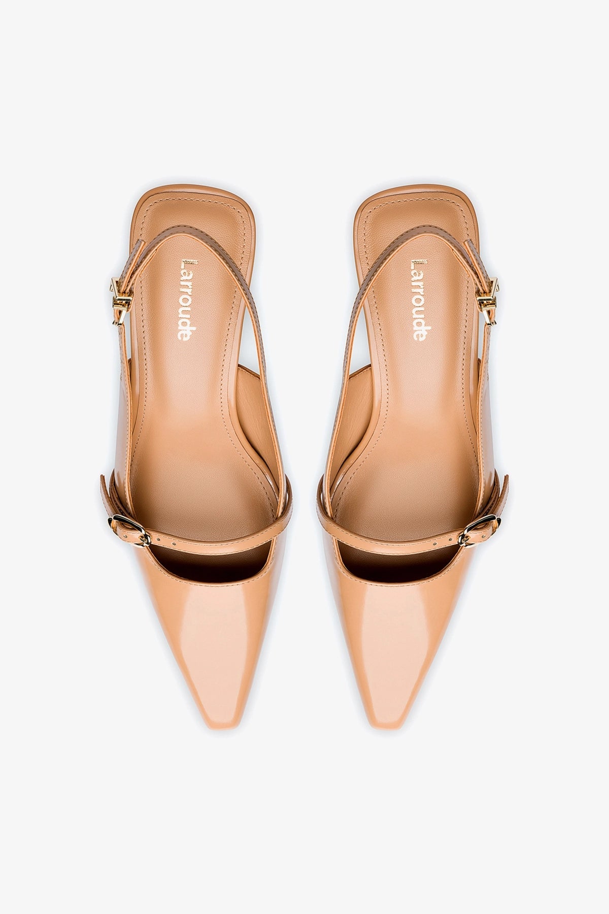 Ines Pump In Tan Leather - Larroude