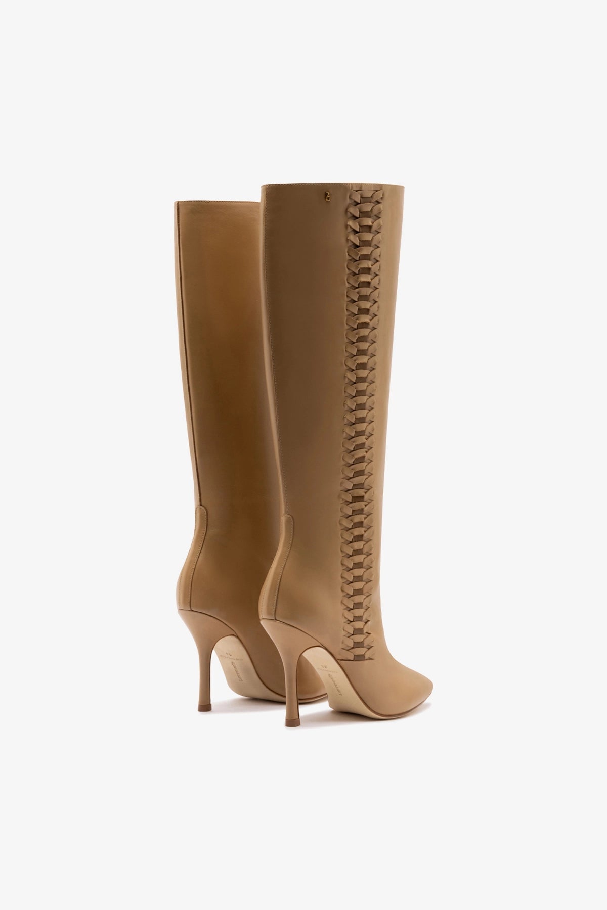 Kate Boot In Peanut Leather - Larroude