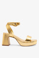 Gold Metallic Leather