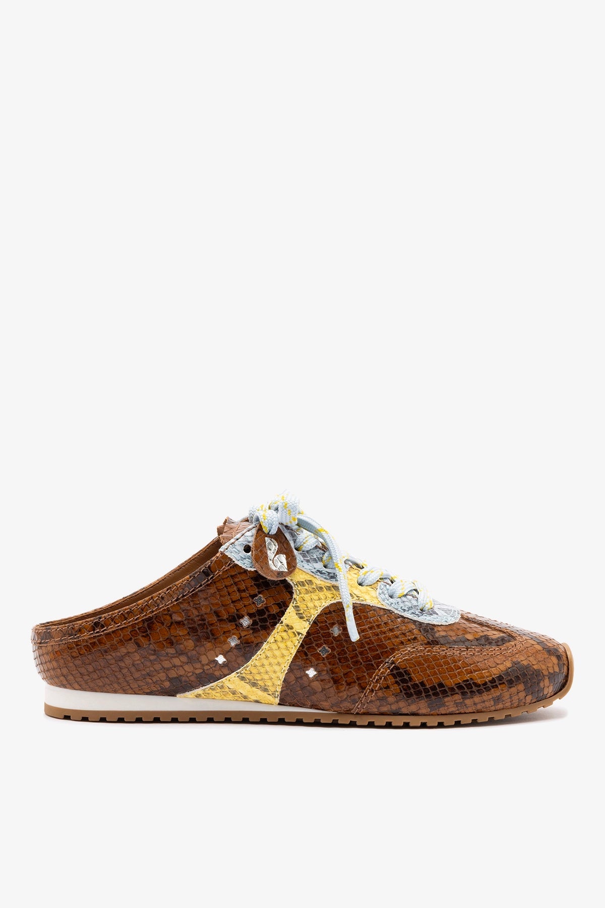 Stella Mule In Python Printed Leather - Larroude