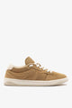 Peanut Suede and Ivory Leather