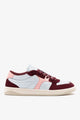 Burgundy Suede and Maya and Tulip Leather
