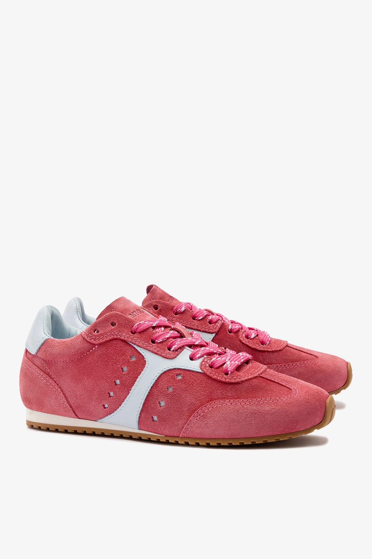 Stella Sneaker In Lampone Suede - Larroude