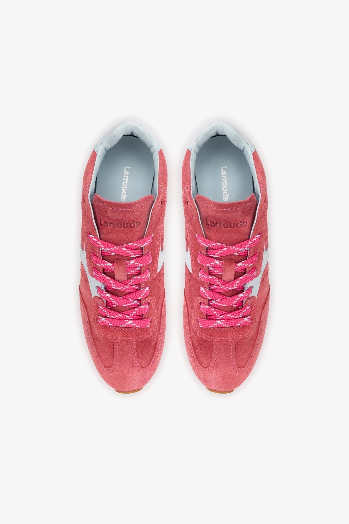 Stella Sneaker In Lampone Suede - Larroude
