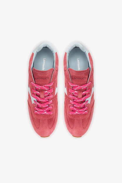 Stella Sneaker In Lampone Suede - Larroude