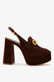 Brown Suede