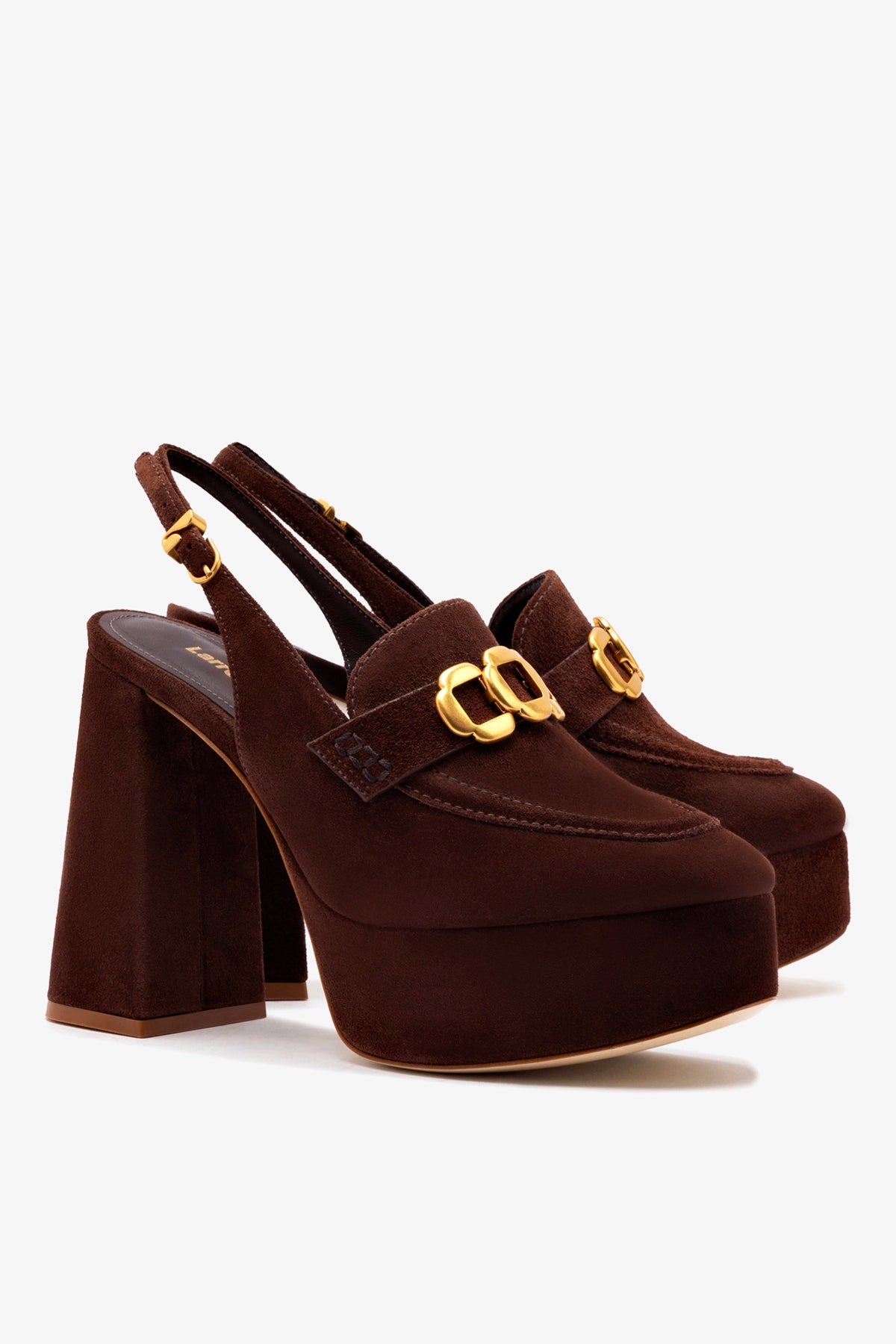Harrington Loafer Hi In Brown Suede - Larroude