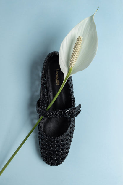 Verona New Macrame In Black Leather - Larroude