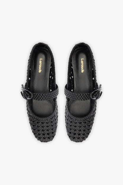 Verona New Macrame In Black Leather - Larroude