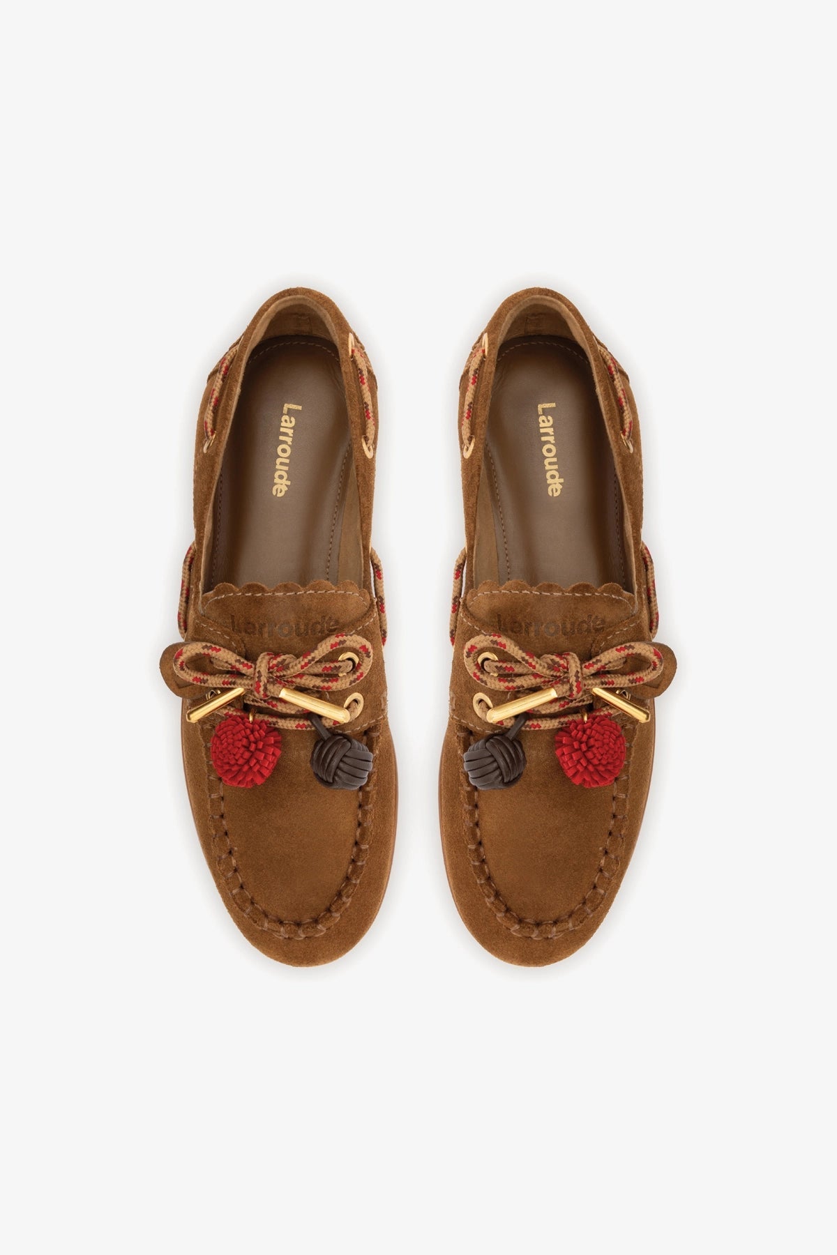 Cyprus Boat Shoe In Russet Suede - Larroude