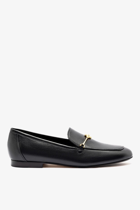 Katherine Loafer In Black Leather - Larroude