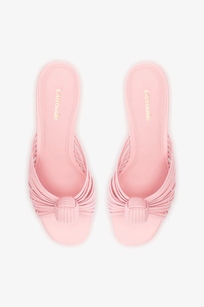 Valerie Mule Tulip Leather - Larroude