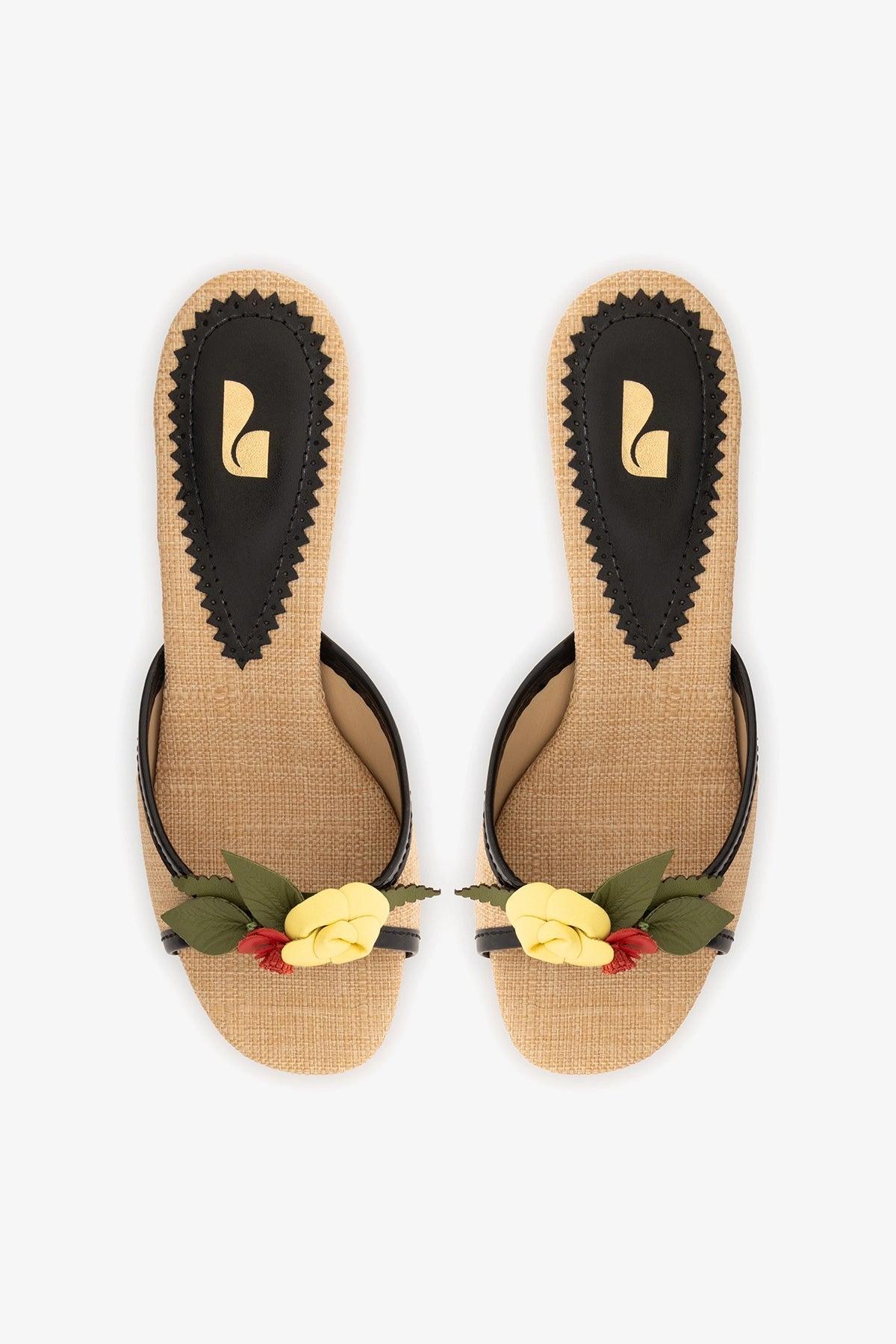 Juliette Mule Beige Raffia - Larroude