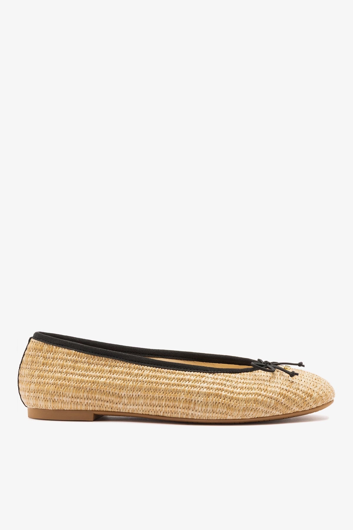 Pavlova Ballet Flat Natural Raffia - Larroude