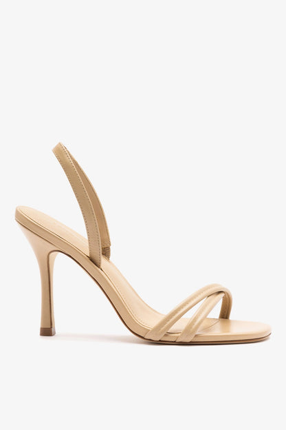 Annie Sandal Sand Leather - Larroude