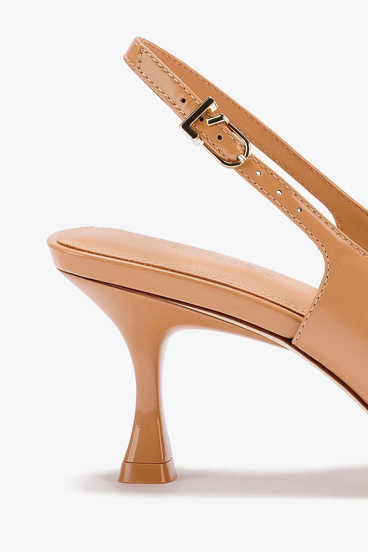 Ines Pump In Tan Leather - Larroude