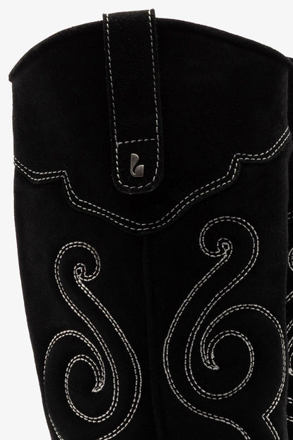 Paloma Boot In Black Suede - Larroude
