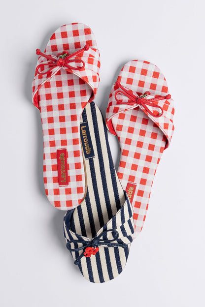 Bardot Flat Scarlet Printed Fabric - Larroude